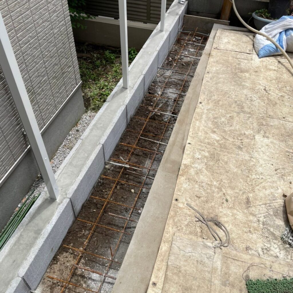 土間コンクリート配筋